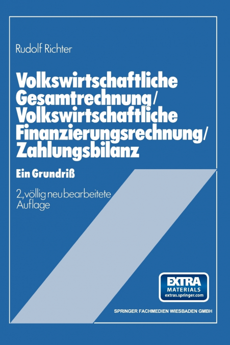 VOLKSWIRTSCHAFTLICHE GESAMTRECHNUNG - VOLKSWIRTSCHAFTLICHE F