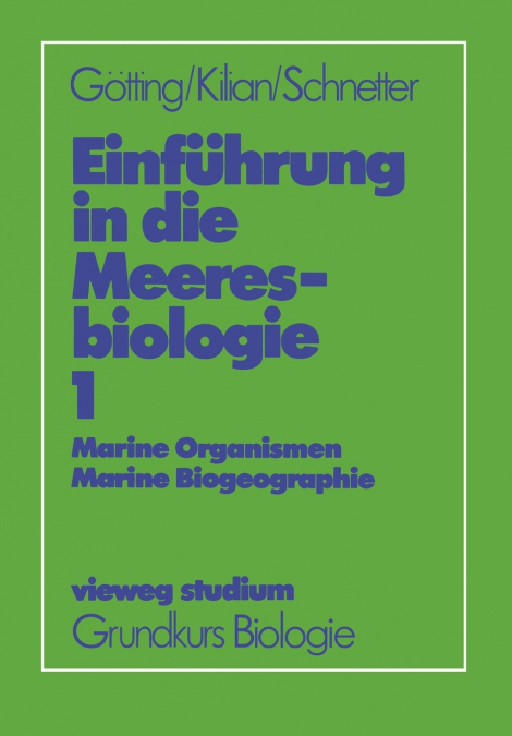 EINFUHRUNG IN DIE MEERESBIOLOGIE 1