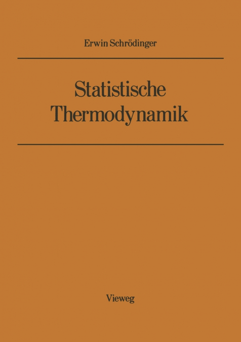 STATISTISCHE THERMODYNAMIK