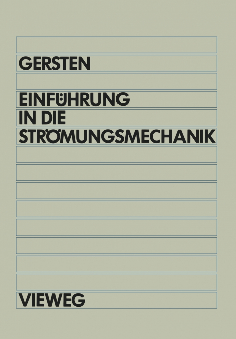 EINFUHRUNG IN DIE STROMUNGSMECHANIK