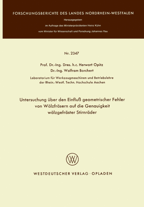 DIE AUFBAUSCHNEIDENBILDUNG BEI DER SPANABHEBENDEN BEARBEITUN