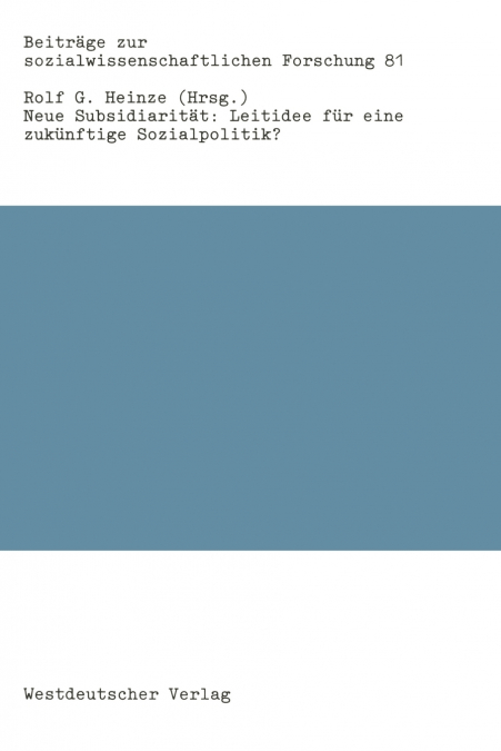 NEUE SUBSIDIARITAT
