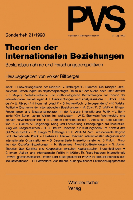 THEORIEN DER INTERNATIONALEN BEZIEHUNGEN