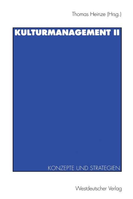 KULTURMANAGEMENT II