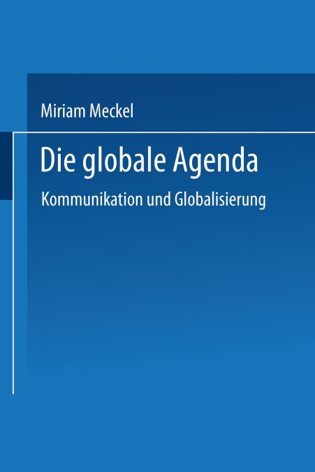 DIE GLOBALE AGENDA