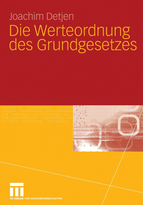 DIE WERTEORDNUNG DES GRUNDGESETZES