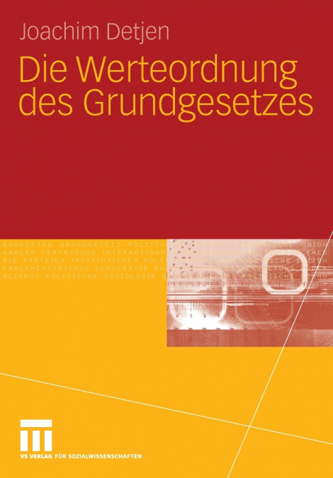 DIE WERTEORDNUNG DES GRUNDGESETZES
