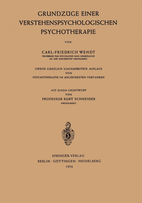 PSYCHOPATHOLOGIE UND PSYCHOTHERAPIE