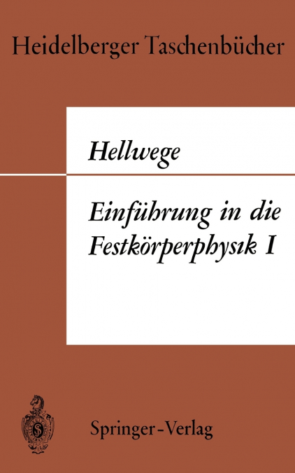 EINFUHRUNG IN DIE FESTKORPERPHYSIK I