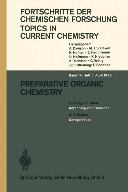PREPARATIVE ORGANIC CHEMISTRY