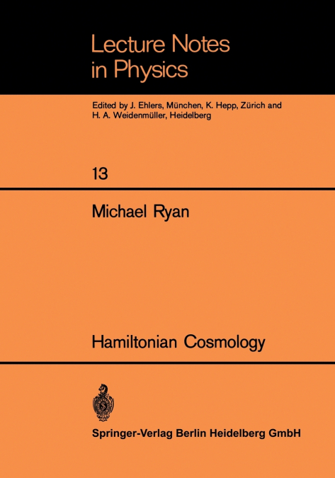 HAMILTONIAN COSMOLOGY