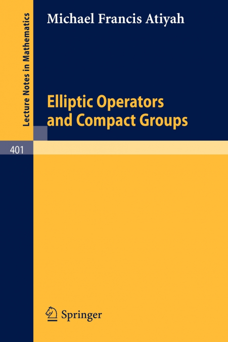 ELLIPTIC OPERATORS AND COMPACT GROUPS