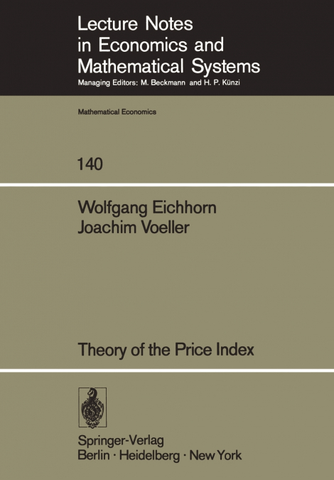 THEORY OF THE PRICE INDEX