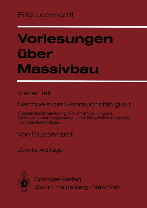 VORLESUNGEN UBER MASSIVBAU