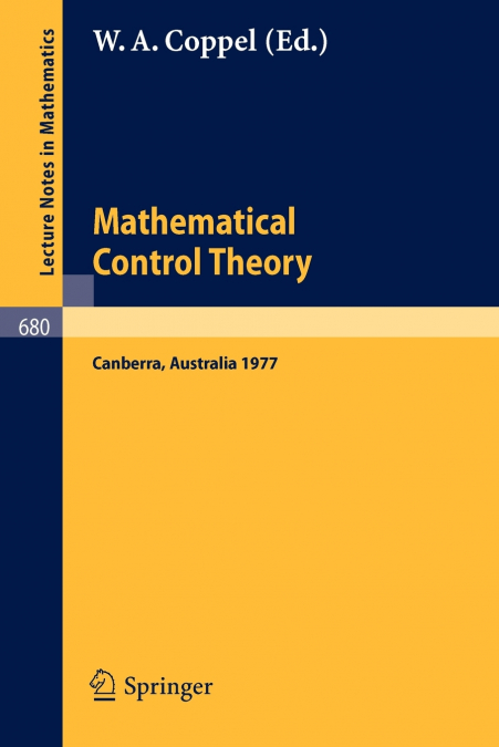 MATHEMATICAL CONTROL THEORY