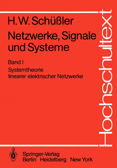 NETZWERKE, SIGNALE UND SYSTEME