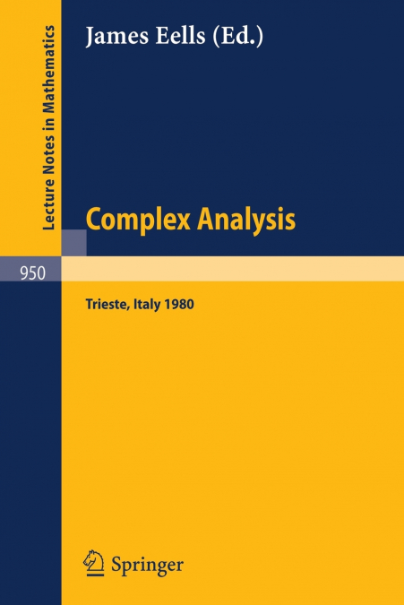 COMPLEX ANALYSIS