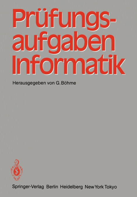 PRUFUNGSAUFGABEN INFORMATIK