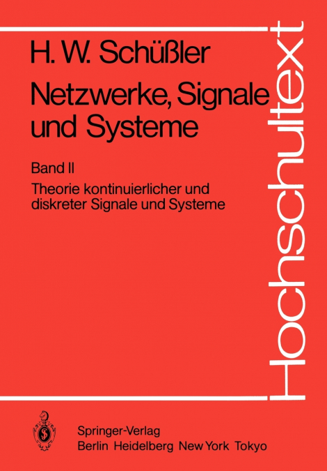NETZWERKE, SIGNALE UND SYSTEME