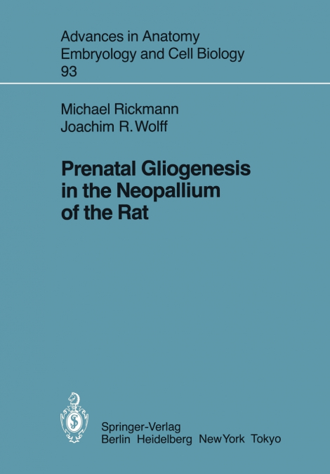 PRENATAL GLIOGENESIS IN THE NEOPALLIUM OF THE RAT