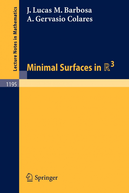 MINIMAL SURFACES IN R 3