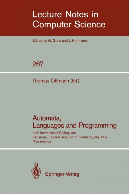 AUTOMATA, LANGUAGES AND PROGRAMMING