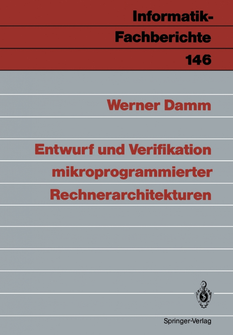 ENTWURF UND VERIFIKATION MIKROPROGRAMMIERTER RECHNERARCHITEK