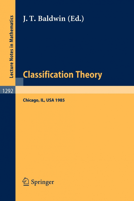 CLASSIFICATION THEORY