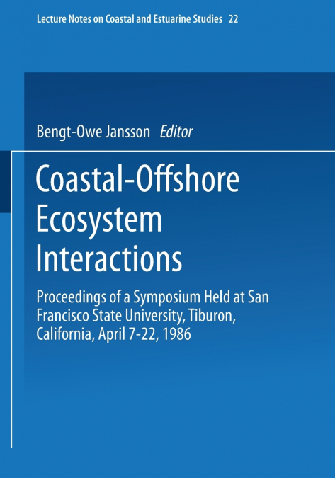 COASTAL-OFFSHORE ECOSYSTEM INTERACTIONS