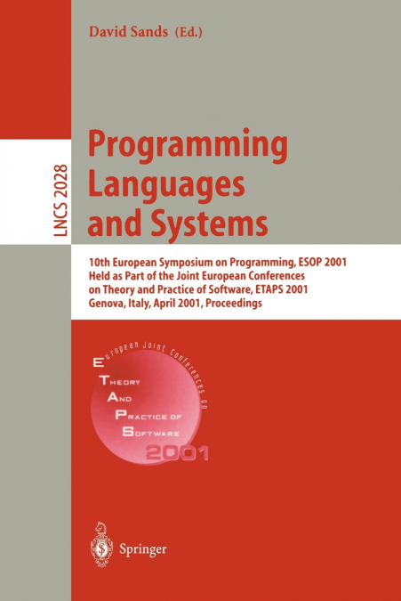 PROGRAMMING LANGUAGES AND SYSTEMS