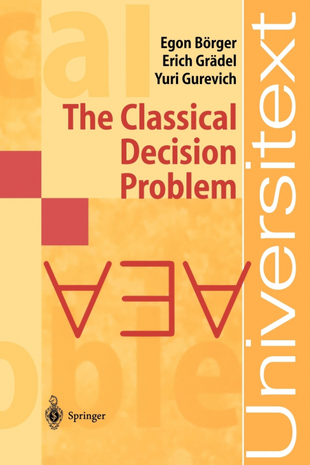 THE CLASSICAL DECISION PROBLEM
