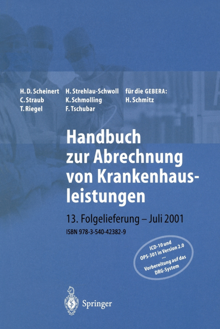 HANDBUCH ZUR ABRECHNUNG VON KRANKENHAUSLEISTUNGEN