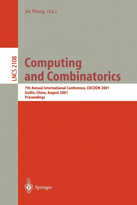 COMPUTING AND COMBINATORICS