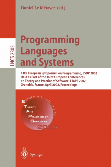 PROGRAMMING LANGUAGES AND SYSTEMS