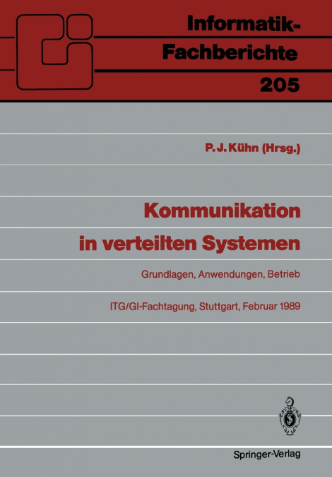 KOMMUNIKATION IN VERTEILTEN SYSTEMEN