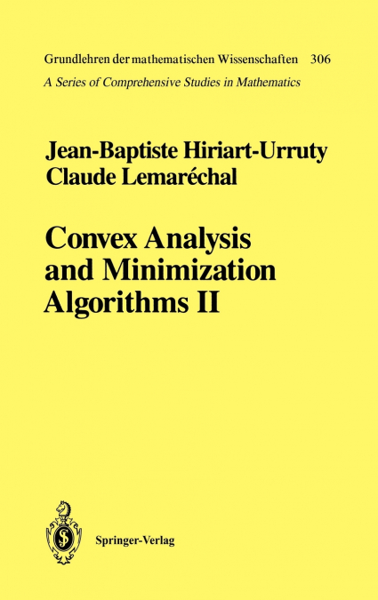 FUNDAMENTALS OF CONVEX ANALYSIS