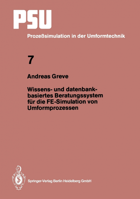 WISSENS- UND DATENBANKBASIERTES BERATUNGSSYSTEM FUR DIE FE-S