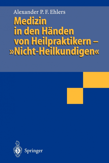 MEDIZIN IN DEN HANDEN VON HEILPRAKTIKERN- NICHT-HEILKUNDIGEN