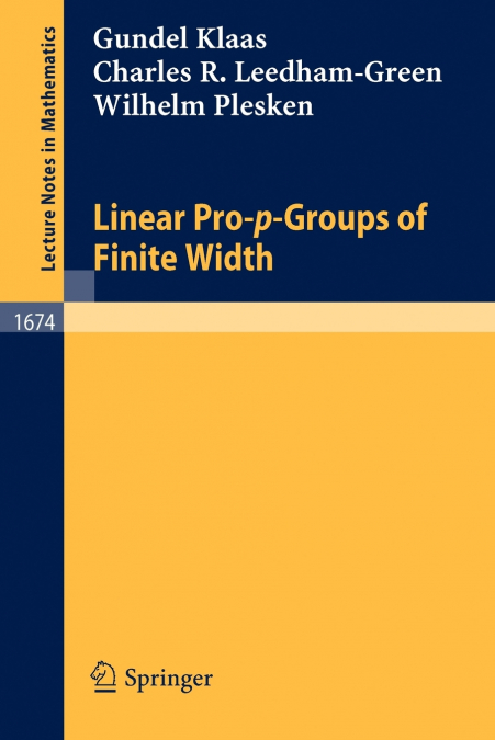 LINEAR PRO-P-GROUPS OF FINITE WIDTH