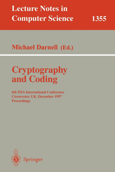 CRYPTOGRAPHY AND CODING