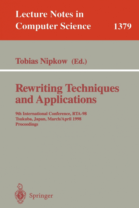 REWRITING TECHNIQUES AND APPLICATIONS