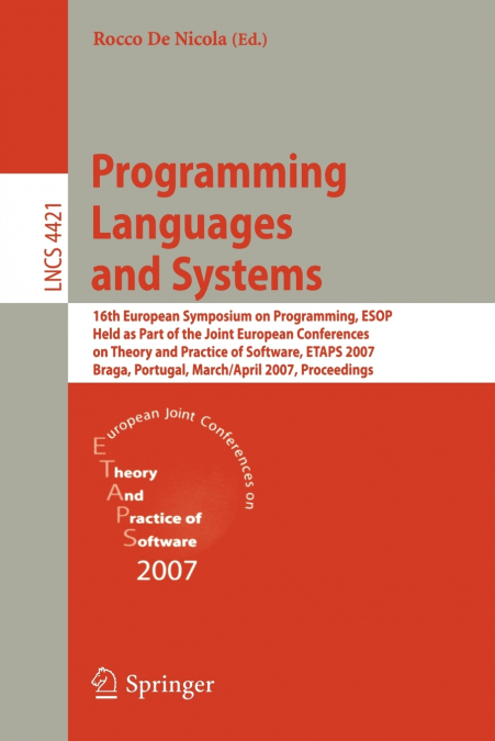 PROGRAMMING LANGUAGES AND SYSTEMS