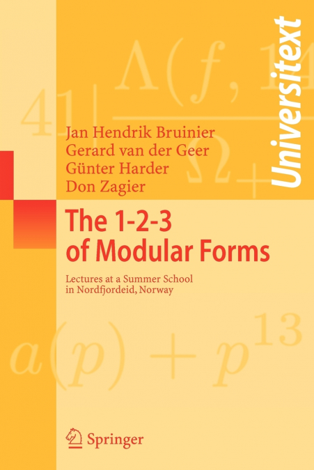 THE 1-2-3 OF MODULAR FORMS