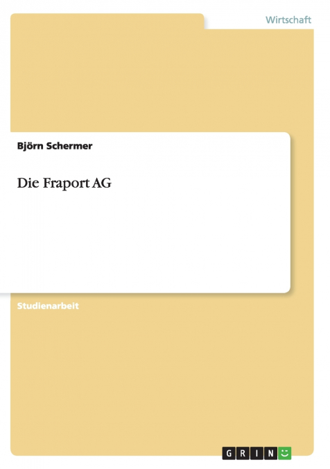 DIE FRAPORT AG