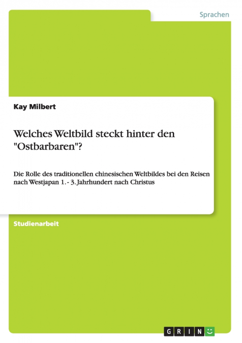 WELCHES WELTBILD STECKT HINTER DEN 'OSTBARBAREN'?