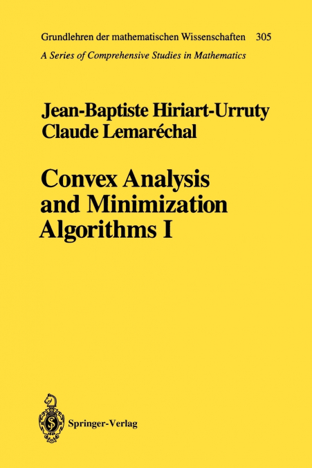 FUNDAMENTALS OF CONVEX ANALYSIS