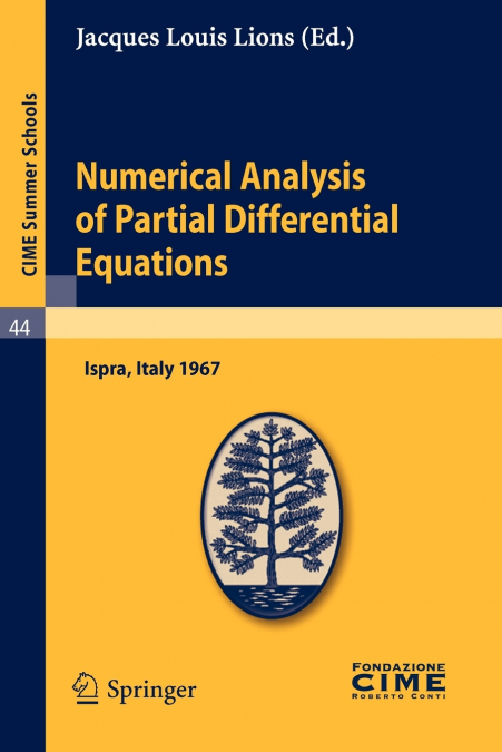 NUMERICAL ANALYSIS OF PARTIAL DIFFERENTIAL EQUATIONS