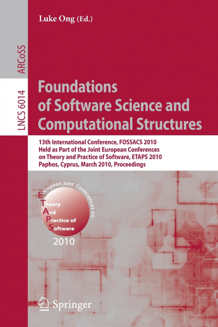 FOUNDATIONS OF SOFTWARE SCIENCE AND COMPUTATIONAL STRUCTURES