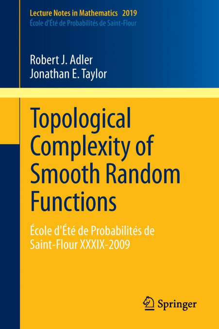 TOPOLOGICAL COMPLEXITY OF SMOOTH RANDOM FUNCTIONS