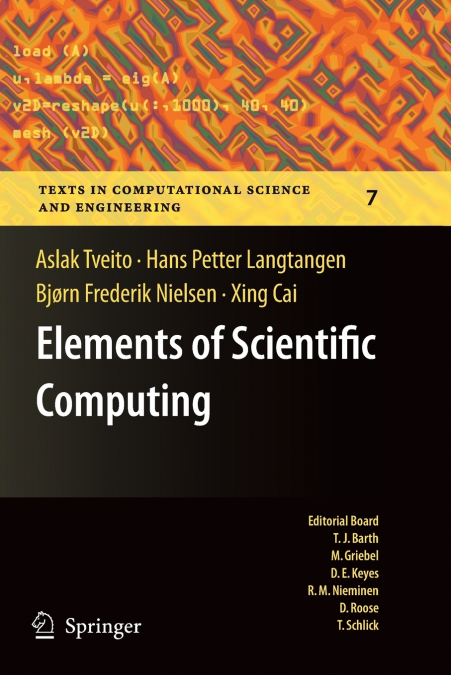 ELEMENTS OF SCIENTIFIC COMPUTING